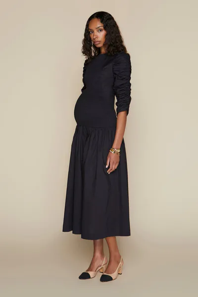 Apparalel Tay Maternity Dress in Black