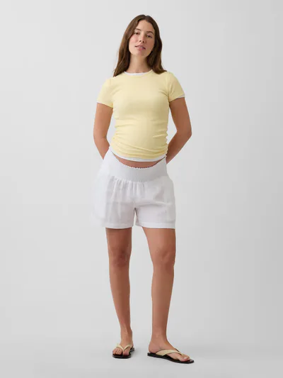 Gap Maternity Under Belly Easy Shorts