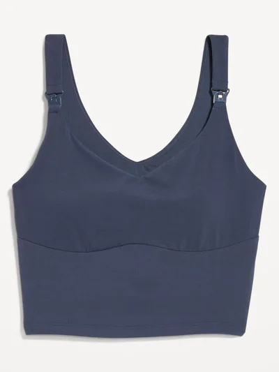 Old Navy Maternity Light Support StudioSmooth Longline Nursing Bra