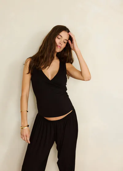 HATCH The Vivi Nursing Wrap Top