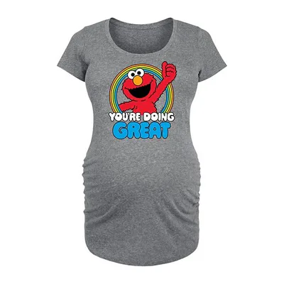 Kohl's Maternity Sesame Street Elmo You're Doing Great Graphic Tee