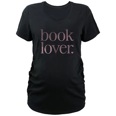 Kohl's Maternity Book Lover V-Neck Graphic Tee