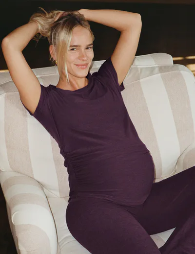 Beyond Yoga Featherweight One & Only Maternity Tee