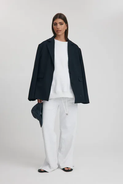 Legoe Heritage Split Hem Terry Joggers (Cloud)