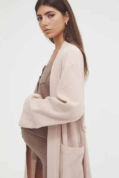 Legoe Heritage Waffle Robe (Blush) - FINAL SALE