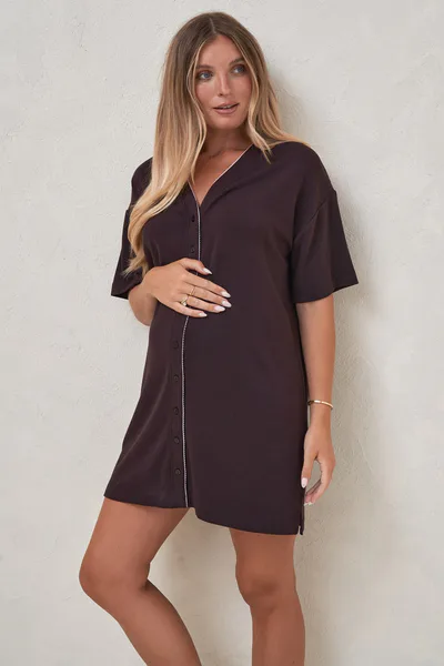 Bae the Label Dreamstate Sleep Dress - Aubergine/Pink