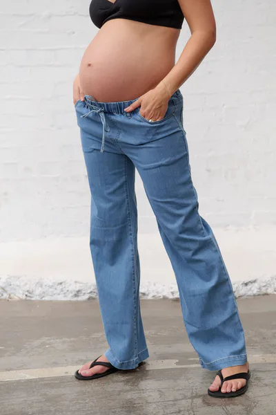 Bae the Label Frequent Wide Leg Jean -Blue Petite*