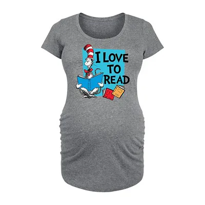 Kohl's Maternity Dr. Seuss I Love To Read Graphic Tee