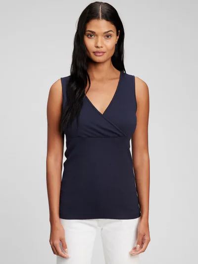 Gap Maternity V-Neck Nursing Tank Top
