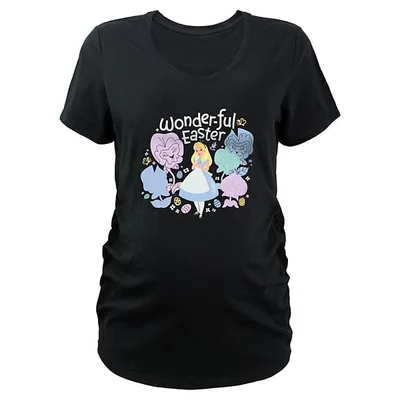 Kohl's Disney's Alice In Wonderland Wonderful Easter Maternity Graphic Tee