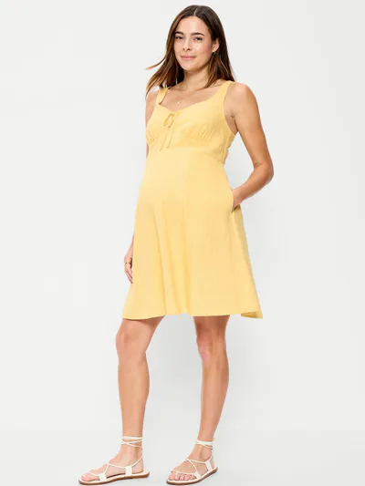 Old Navy Maternity Fit & Flare Cami Mini Dress