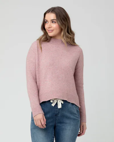 Ripe Maternity Jade Crop Nursing Knit Pink
