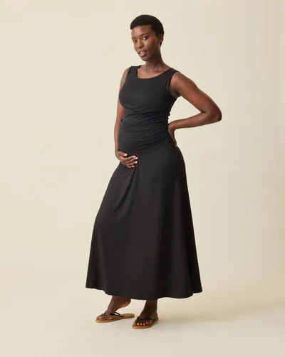 Kindred Bravely Drop-Waist Maternity & Nursing Maxi Dress