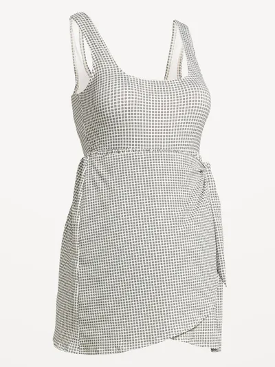 Old Navy Maternity Classic Wrap Swim Dress