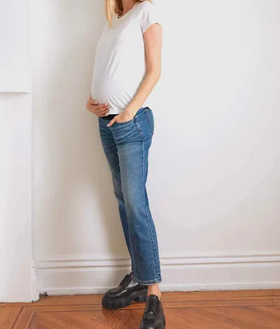 Bump City HATCH: The Over the Bump Straight Maternity Jean
