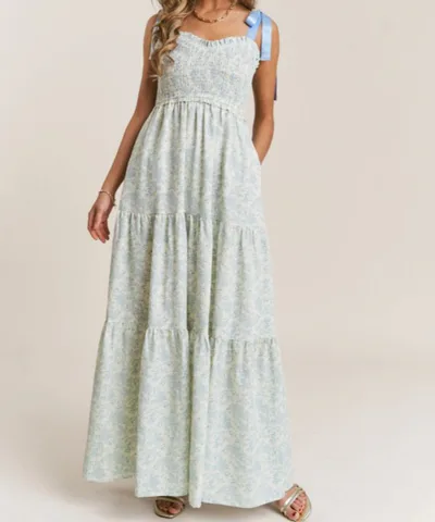 Bump City The Juliette Floral Print Empire Maxi Dress