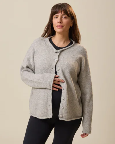 Kindred Bravely Ultra Soft Maternity & Postpartum Cardigan | Grey Heather