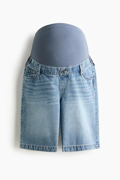 H&M MAMA Denim Bermuda Shorts