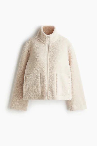 H&M MAMA Teddy Fleece Jacket