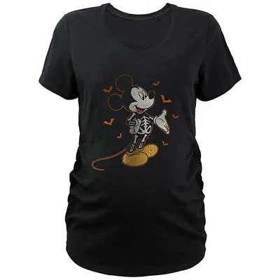 Kohl's Disney's Mickey Mouse Skeleton Costume Maternity Graphic Tee