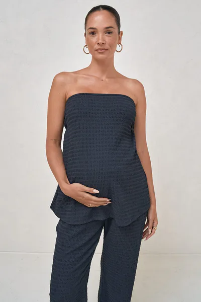 Bae the Label Mood  Shift Strapless Top - Slate