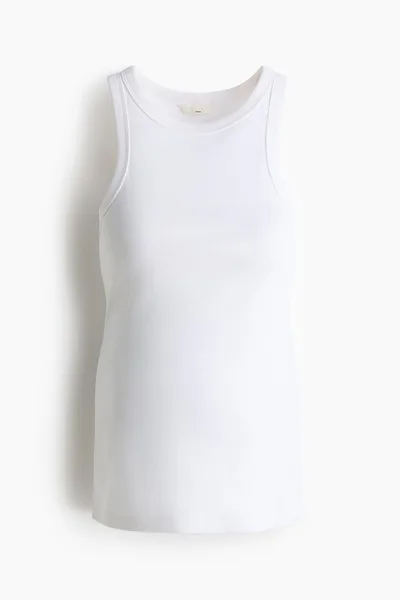 H&M MAMA Ribbed Tank Top