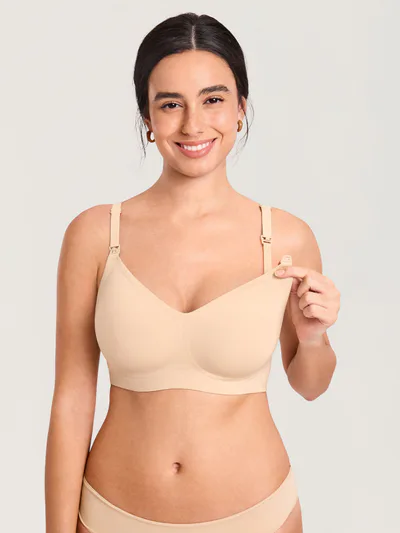 Momanda Seamless Jelly Strip Nursing Bra