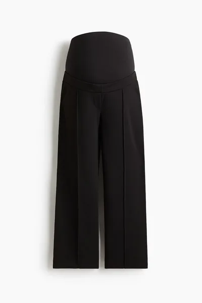 H&M MAMA Ankle-Length Interlock Pants