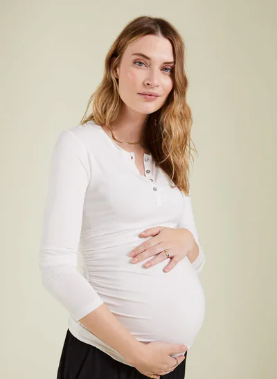 Isabella Oliver The Essentials Henley Maternity Top
