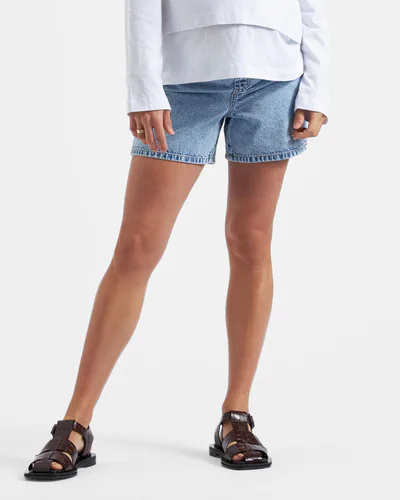 Ripe Maternity Brooklyn Denim Short  Light Wash