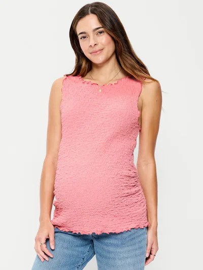 Old Navy Maternity Texured High-Neck Tank Top