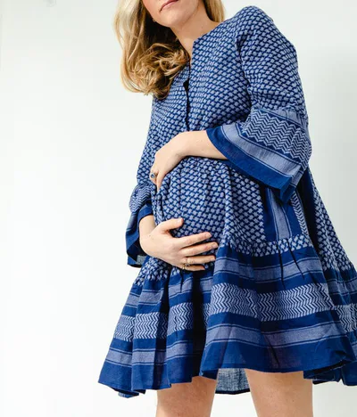 For The Creators Julia Dress Blueprint/Lavender Violet