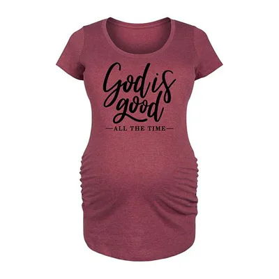 Kohl's Maternity God Is Good All The Time Graphic Tee
