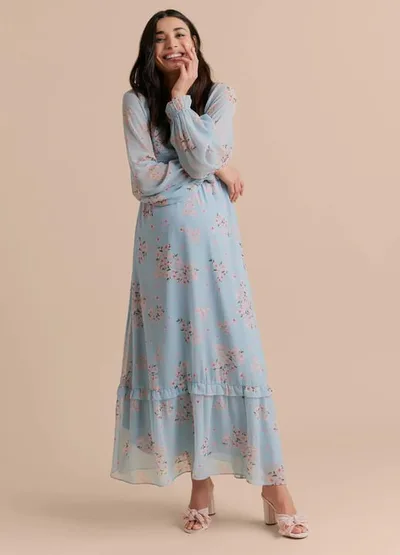 For The Creators Smocked Bodice Empire Waist Dress