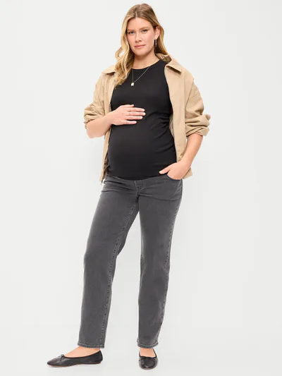 Old Navy Maternity Full-Panel OG Loose Jeans