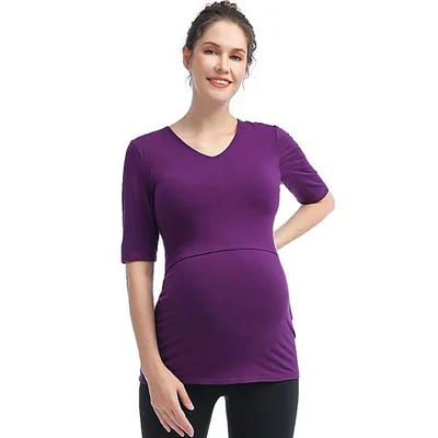 Kohl's Maternity Pokkori Tiered Nursing Top