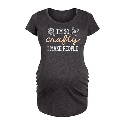 Kohl's Maternity I'm So Crafty I Make People Graphic Tee
