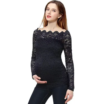 Kohl's Maternity Pokkori Lace Overlay Blouse
