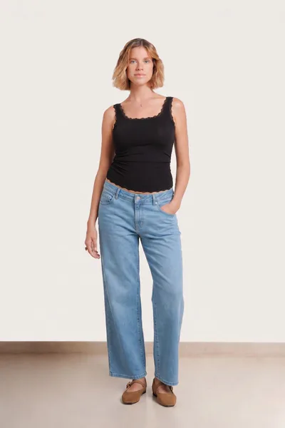NOM Maternity Slouch Under-Bump Relaxed Jeans