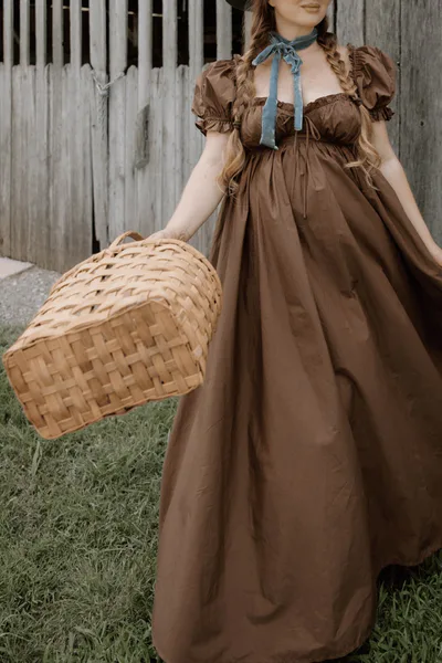 Worth Collective Olivia Maxi Dress in Chocolate Brown - Bump Friendly & Inclusive Sizing