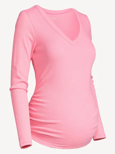 Old Navy Maternity Cozy Snug V-Neck T-Shirt