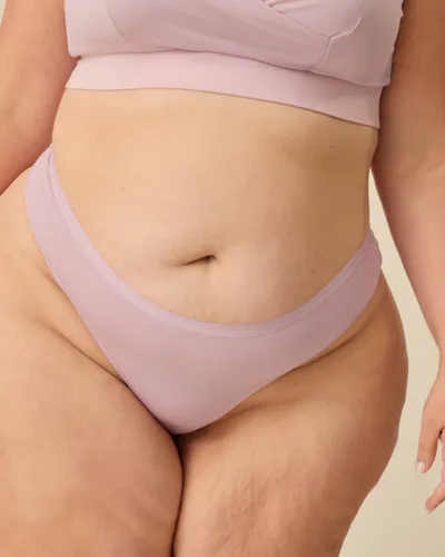 Kindred Bravely SoftStretch Cotton Maternity & Postpartum Thong | Lilac Mist