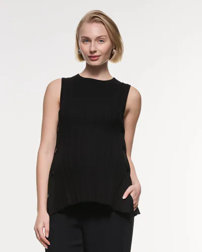 Soon Maternity Collette Linen Knit Feeding Tank