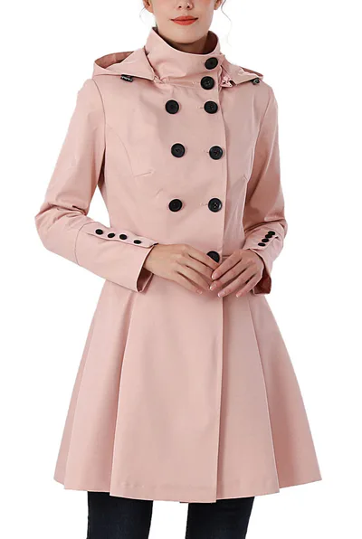 Kimi + Kai Kimi + Kai Women's "Adele" Hooded Trench Coat
