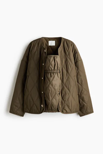 H&M MAMA Before & After Quilted Babywearing Jacket