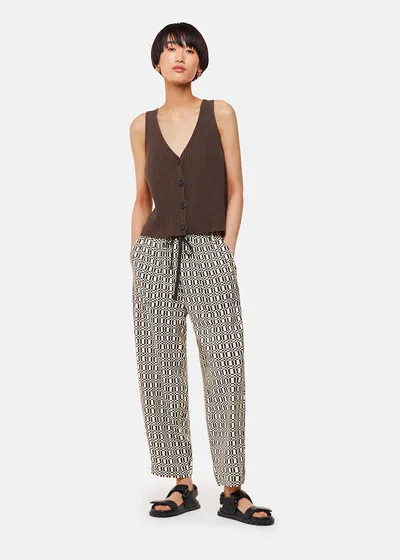 For The Creators Link Check Print Trouser