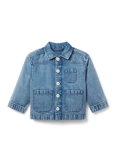 HATCH The Drapey Denim Chore Jacket