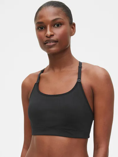Gap Maternity Blackout GapFit Low Impact Sports Bra