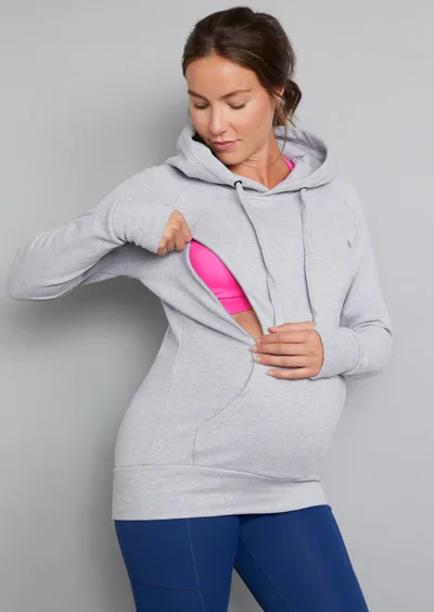 For The Creators Breastfeeding, Nursing & Maternity Hoodie - Soft Grey