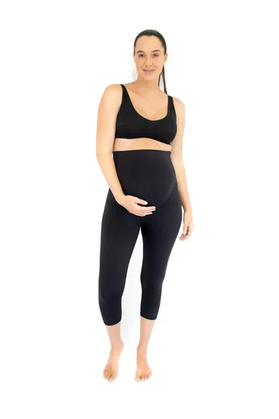 Emamaco 3/4 Maternity Leggings - Black FINAL SALE